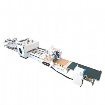 Intelligent Labeling CNC Drilling and Cutting Production Line for Wood Furniture Making cabinet door cutting and making